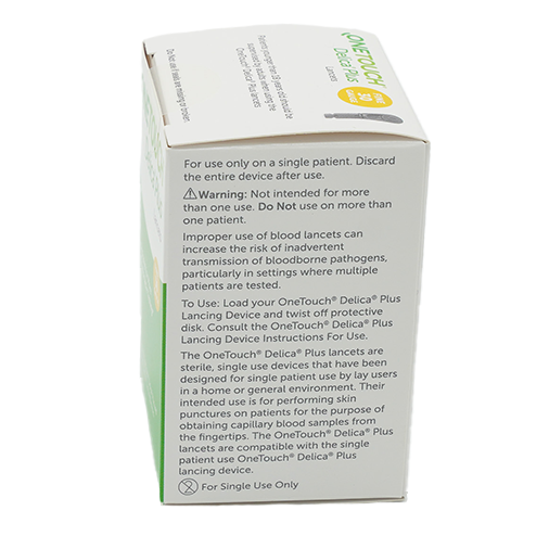 OneTouch Delica Plus Lancets 30G - 100 Count